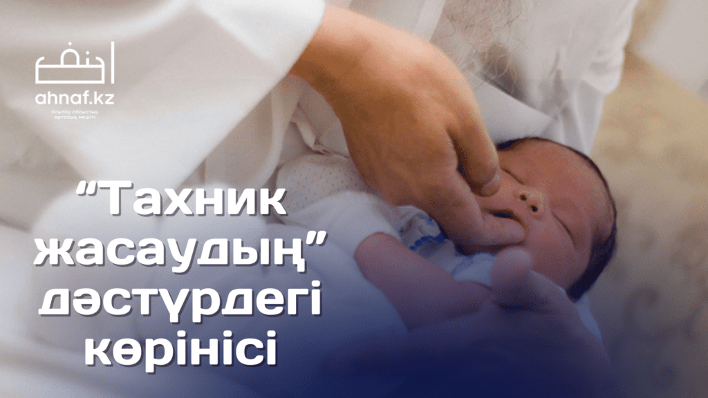 "ТАХНИК ЖАСАУДЫҢ" ДӘСТҮРДЕГІ КӨРІНІСІ